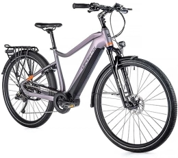 Leader Fox Bici elettriches Velo Elettrico-VAE VTC 28 Leader Fox Lucas 2023 Uomo Blu Tigre 9V Motore Centrale BAFANG M420 36V 80Nm Batteria 20Ah (17, 5'' - H45cm - Taglia M - per adulti da 168cm a 178cm)