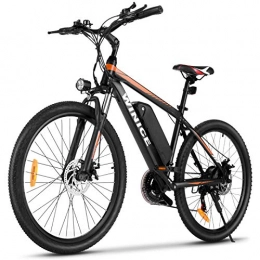 Vivi Bici VIVI Bici Elettrica, 26'' Mountain Bike Elettrica, 250W Bicicletta Elettrica Per Uomo / Donna Con Batteria Agli Ioni Di Litio Rimovibile Da 10, 4 Ah, Shimano 21 Velocità