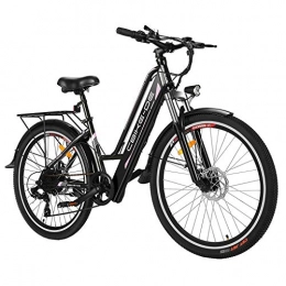 Vivi Bici elettriches Vivi Bicicletta Elettrica Citybike, 26 '' 250W 7 Velocità a pedalata assistita e-bike con batteria al litio 36V 8AH Velocità massima 25 km / h Autonomia 40 km