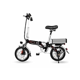 WASEK Bici WASEK Auto elettrica pieghevole, piccola auto elettrica, bicicletta elettrica pieghevole, auto elettrica per il pendolarismo (Black 23A)