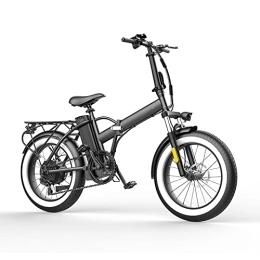WASEK Bici WASEK Biciclette elettriche pieghevoli, guida di veicoli elettrici a velocità variabile, scooter con batteria al litio, veicoli elettrici per pendolarismo (black 10A)