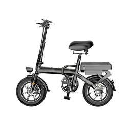 WASEK Bici WASEK Veicoli Elettrici Ripiegabili, Leghe di Alluminio, Veicoli Elettrici Speciali per la Guida, Veicoli Elettrici per Sport Outdoor (black 15Ah)