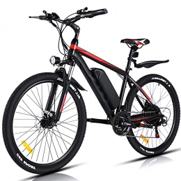 Winice Bici elettriches Winice Bici Elettrica per Adulti / Uomini / Donne, Bicicletta Elettrica, Mountain Bike Elettrica 26", Batteria da 36V / 10.4Ah, Velocità Di 32Kph, 3 Modalità di Lavoro, 45-51Km