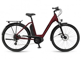 Winora Bici Winora Bike Sima 7 donna ACTIVE 400Wh 28'' 7v rosso taglia 50 2018 (City Bike Elettriche) / E-Bike Sima 7 woman ACTIVE 400Wh 28'' 7s red size 50 2018 (Electric City Bike)