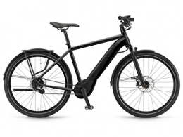 Winora Bici Winora Bike Sinus iN8 urban uomo CRUISE 500Wh 28'' 8v nero taglia 56 2018 (City Bike Elettriche) / E-Bike Sinus iN8 urban man CRUISE 500Wh 28''8s black size 56 2018 (Electric City Bike)