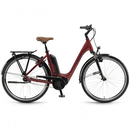 Winora Bici Winora Bike Sinus Tria N7f donna ACTIVE PLUS 400Wh 28'' 7v rosso taglia 46 2018 (City Bike Elettriche) / E-Bike Sinus Tria N7f woman ACTIVE PLUS 400Wh 28'' 7v red size 46 2018 (Electric City Bike)