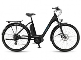 Winora Bici Winora E-Bike Sima 7 Donna Active 400Wh 28'' 7v Nero Opaco Taglia 50 2018 (City Bike Elettriche) / E-Bike Sima 7 Woman Active 400Wh 28'' 7s Black Matt Size 50 2018 (Electric City Bike)