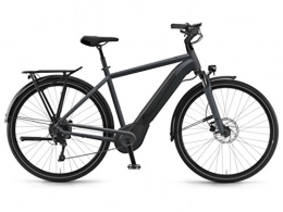 Winora Bici Winora E-Bike Sinus i10 uomo CRUISE 500Wh 28'' 10-v grigio opaco Taglia 52 2018 (City Bike Elettriche) / E-Bike Sinus i10 man CRUISE 500Wh 28'' 10-s grey matt Size 52 2018 (Electric City Bike)