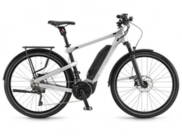 Winora Bici winora E-Bike Yakun tour uomo Yamaha PW-X 500Wh 27, 5'' 20v argento taglia 43 2018 (City Bike Elettriche) / E-Bike Yakun tour man Yamaha PW-X 500Wh 27, 5'' 20s silver size 43 2018 (Electric City Bike)