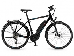 Winora Bici Winora E-Bike Yucatan 20 Uomo Yamaha PW-S 500Wh 28'' 20v Nero Taglia 60 2018 (City Bike Elettriche) / E-Bike Yucatan 20 Man Yamaha PW-S 500Wh 28'' 20s Black Size 60 2018 (Electric City Bike)