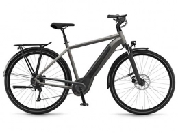 Winora Bici Winora Ebike Sinus iX11 uomo CX 500Wh 28'' 11v grigio opaco taglia 52 2018 (City Bike Elettriche) / Ebike Sinus iX11 man CX 500Wh 28'' 11s matt grey size 52 2018 (Electric City Bike)