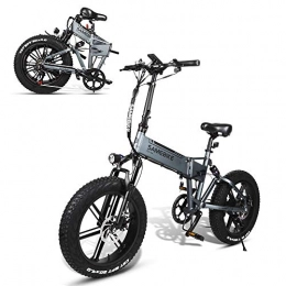 WY-CAR Bici elettriches WY-CAR Bicicletta Ripiegabile Elettrica con Pedalata Assistita Uomo, E-Bike, Bicicletta Elettrica Pieghevole Fold 20" Motore Potente da 500W 7 velocità Tre modalità di Guida Commutabile