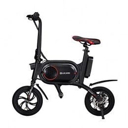 xiaomubiao Bici xiaomubiao Bicicletta elettrica Pieghevole, e-Bike da 12 Pollici 36V 350W con Batteria al Litio da 6, 0 Ah, Ricarica USB per telefoni cellulari, Sedile Regolabile, City Bike velocità Massima 30 km / h