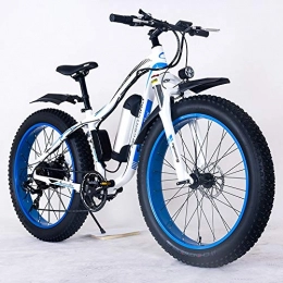 Xinxie1 Bici elettriches Xinxie1 Elettrico Mountain Bike, 26 Pollici E-Bike con Super Leggero in Lega di magnesio 6 Raggi della Ruota Integrata, Premium Full Suspension E 21 Speed ​​Gear