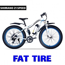 XXCY Bici XXCY Bici da Strada Elettrica per Bicicletta da Montagna Elettrica da 250w, Batteria 36v10.4ah, Pneumatico Grasso da 26 Pollici, Shimano 21 velocit Ebike