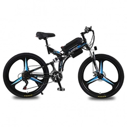 XXZ Bici XXZ Elettrica Pieghevole Biciclette, 350W 36V Mens Mountain Bike Pista ciclabile Neve Bike Pedali di Freni a Disco e sospensioni Forcella Anteriore