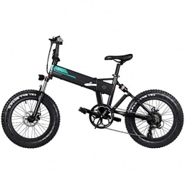 YDBET Bici YDBET Elettrico Mountain Bike, Pieghevole E-Bike 250W Motore 12.5Ah Batteria al Litio modalità 3 Display LCD e Cerchi da 20" Mens Mountain E-Bike, Nero