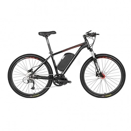 YIZHIYA Bici YIZHIYA Bicicletta Elettrica, Bicicletta da Montagna elettrica da 29 Pollici, Motore 350W, Batteria al Litio 48V 10A, velocità Massima 25 km / h, 3 modalità di Lavoro, Pendolarismo E-Bike, Black Red