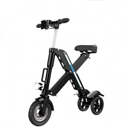 YPYJ Bici YPYJ Telaio per Adulti Che Piega Bici Elettrica Pieghevole Auto Mini Bici Elettrica Lega di Alluminio Batteria al Litio Bike Adventure Esterna per Adulti, Nero