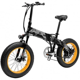 YSHUAI Bici YSHUAI 20 Pollici Bicicletta Elettrica E Bike Biciclette Elettriche Bici Elettrica Pieghevole da Mountain Bike con Batteria al Litio da 48 V 10, 4 Ah, Motore da 500 W 35 Km / H, per Uomini Donne