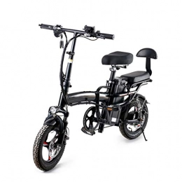 YXZNB Bici YXZNB Bicicletta Elettrica pu Essere Piegato, da 14 Pollici Pneumatici Motore 400W, 48V 15Ah Batteria al Litio Ricaricabile, Ssere Girato di Tre modalit di Portable Bicicletta Pieghevole