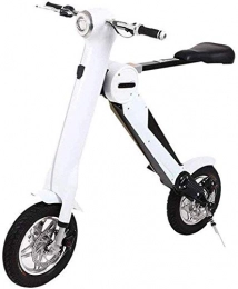 ZBY Bici elettriches ZBY Scooter Elettrico Bicicletta Elettrica Pieghevole, Batteria Di Guida Di Piccola Generazione Auto Elettrica Mini Pedale a Due Ruote Auto Elettrica Batteria Portatile Pieghevole per Bicicletta, per