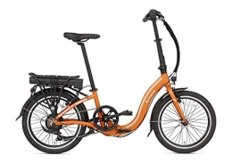 Zemto Bici Zemto E-Volt - Bicicletta elettrica pieghevole, 36 V, 11, 6 Ah, 420 Wh, colore: Arancione