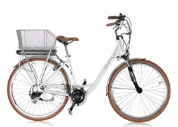 Zenith Bici Zenith 2019 - Bicicletta elettrica da Città Classica Pedelec, 28", Modello Pearl, 170-185 cm