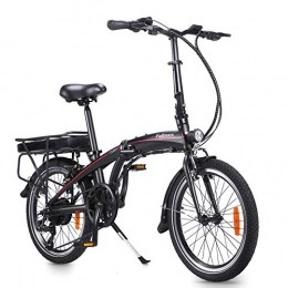 ZIEM Bici ZIEM Bici Elettrica Pieghevole da 250 W, Bici Elettrica da 20 Pollici con Batteria da 10 Ah, Autonomia da 50 a 55 Km