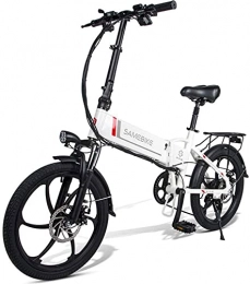ZJZ Bici elettriches ZJZ Bicicletta elettrica Pieghevole Bicicletta elettrica 48V 10.4AH, 350W per Ciclismo all'aperto, Viaggi e spostamenti