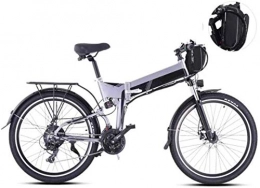 ZJZ Bici elettriches ZJZ Biciclette elettriche da 26 Pollici, Strumento LCD per Bicicletta Mountain Boost a 21 velocità Sport per Bici per Adulti all'aperto