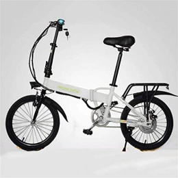 ZJZ Bici elettriches ZJZ Biciclette elettriche Portatili da 18 Pollici, Display a Cristalli liquidi a LED Bicicletta Pieghevole Sistema di Controllo remoto Intelligente Lega di Alluminio Sport da Bici all'aperto
