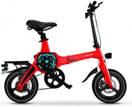 ZJZ Bici elettriches ZJZ Biciclette elettriche veloci per Adulti Mountain Bike elettrica Pieghevole Portatile da 14 Pollici per Adulti con Batteria agli ioni di Litio da 36 V E-Bike 400W Potente Motore Adatto per Adulti