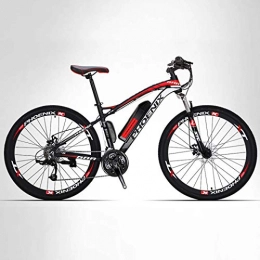 ZTYD Bici ZTYD Bici elettrica, 26" Mountain Bike per Adulti, all Terrain Biciclette 27 velocità, 50 chilometri di Distanza in miglia Pure Batteria Rimovibile agli ioni di Litio, 40km / 90km, Electric / Hybrid