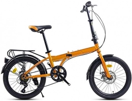 Hzjjc Bici pieghevoli 20 Pollici Bici Pieghevole Uomo Donna, Bicicletta Leggera Bici da Città Adulto Graziella Mountain Bike Portatile Folding City Bike Economica Pieghevoli Vintage, H104ZJ