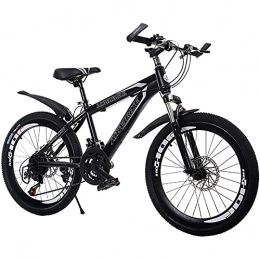 FYHCY Bici 21 velocità pieghevole doppio assorbimento degli urti bici pieghevole adulto MTB velocità variabile doppio freno a disco assorbimento degli urti, 20-26 pollici MTB Black, 26 inches