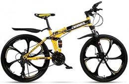 YSSJT Bici 24 velocità pieghevole mountain bike 24 pollici maschio e femmina studente velocità variabile doppio assorbimento degli urti adulto pendolare pieghevo