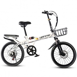 ADOSB Bici ADOSB Bicicletta Pieghevole - personalità Creativa Casa Pieghevole Bicicletta personalità Assorbimento degli Urti Ultra Leggero Portatile Bicicletta Pieghevole squisita e Durevole