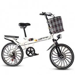 ADOSB Bici pieghevoli ADOSB Pieghevole Bicicletta - personalità Semplice e Durevole Casa Pieghevole Bicicletta personalità Assorbimento Urti Ultra Leggero Portatile Bicicletta Pieghevole e squisita e Durevole