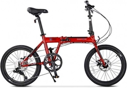 AJH Bici pieghevoli AJH Biciclette Pieghevoli Bicicletta Pieghevole 20 Pollici Ultra Light Speed ​​9 velocità Student Uomini e Le Donne della Bicicletta Outdoor Leisure Ciclismo Biciclette