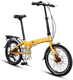 AJH Bici pieghevoli AJH Biciclette Pieghevoli Bicicletta Pieghevole Maschio e Femmina Studenti a velocità variabile Bicicletta Shifting Ultra Light Portable Bicicletta Pieghevole 20 Pollici in Lega di Alluminio