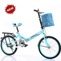 Oanzryybz Bici Alta qualità 20 pollici Bicicletta pieghevole Light Work femminile adulto Adulto Ultra Variable Light Speed ​​portatile Adulto Piccolo Allievo Maschio bicicletta pieghevole portante della bici della b