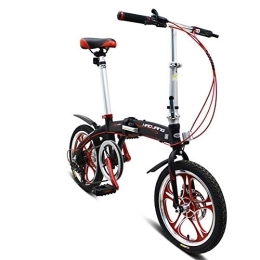 AOHMG Bici AOHMG Bicicletta Pieghevole, 6-Velocita Unisex Bici Pieghevoli Unisex