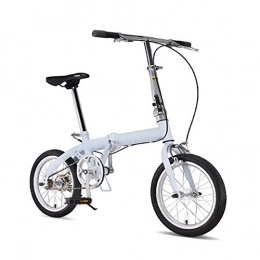 AUKLM Bici pieghevoli AUKLM Bici comfort Bicicletta pieghevole per esercizi aerobici Bicicletta da citt in lega unisex 15 "con manubrio e sedile regolabili Sella comfort a velocit singola, leggera Per adulti Uomini Donne Adolescenti