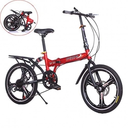 AUKLM Bici pieghevoli AUKLM Bici comfort Biciclette pieghevoli per esercizi aerobici Bicicletta da citt per adulti Uomo Donna Adolescenti Unisex, con manubrio e sedile regolabili, leggera, lega di alluminio, sella comfort