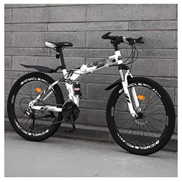 BaiHogi Bici Bici Da Corsa Professionale, Sospensione completa Mtb. Bici pieghevole, Pieghevole Outroad Bicycles, piegata entro 15 secondi, Pieghevole mountain bike, 24 * 26in ? City Mini Bike Pieghevole 21 * 24