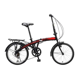 Ffshop Bici Bici pieghevoli Bicicletta pieghevole uomini e donne adulti studenti adolescenti generali ragazzi e ragazze 7 biciclette Velocità Tempo libero City Piccolo Highway Auto 20 pollici Bicicletta ammortizz