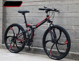 GLSF Bici Bici Pieghevoli Cruiser Da Citt Strada Mountain Bike Tandem Bmx Cycling-equipment 24 / 26 Pollici Adatto A 165-195CM Altezza (24 inches * 21 speed, O)