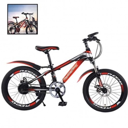 Bici pieghevoli Bici Bici pieghevoli Mountain Bike 18 Pollici Bici Single Speed ​​Cambio for Uomini E Donne di velocità di Assorbimento di Scossa Fuori Strada Mountain Bike (Color : Black, Size : 18 Inches)