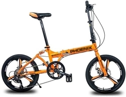 NOLOGO Bici Bicicletta 20 Pollici Mountain Bike Bicicletta Pieghevole Bici Shock Portatile Assorbire Recreational Vehicle Uomo Donna Studenti